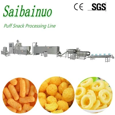 Puff Snack Cheese Ball-verwerkingslijn